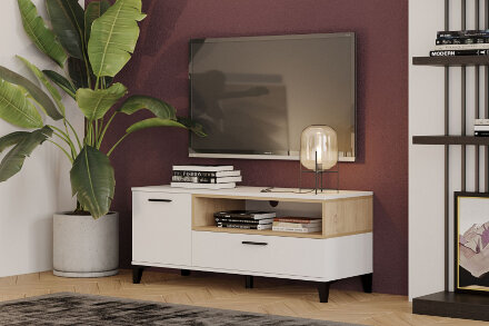 Тумба ТВА Bergen НМ 013.42, белый 