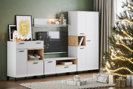 Тумба ТВА Bergen НМ 013.42, белый 