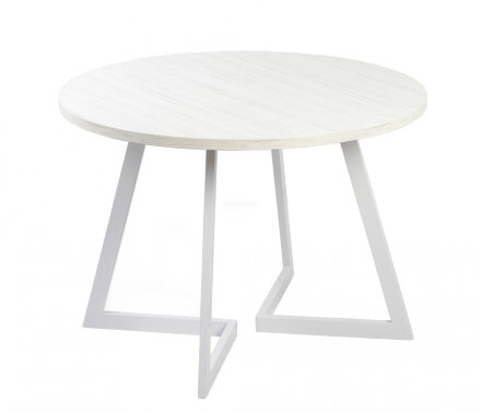 Стол круглый Гермес 1050 опора белая 