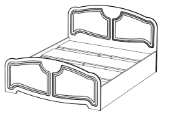 Кровать Натали 1